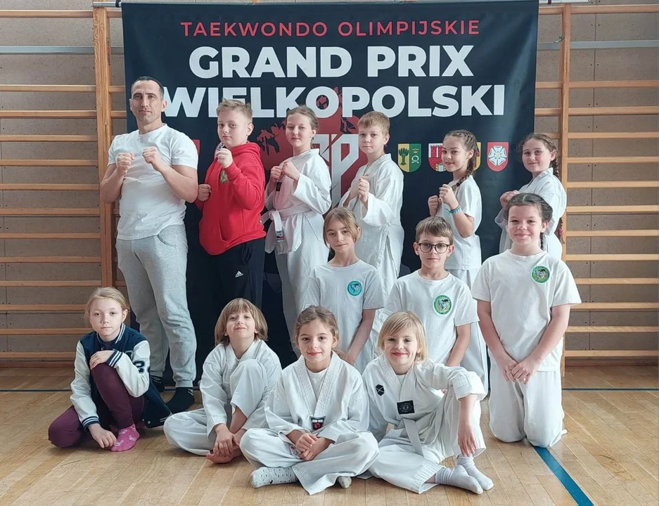 Reprezentanci UKS-u Tornado Jarocin na II Turnieju Grand Prix Wielkopolski w taekwondo olimpijskim