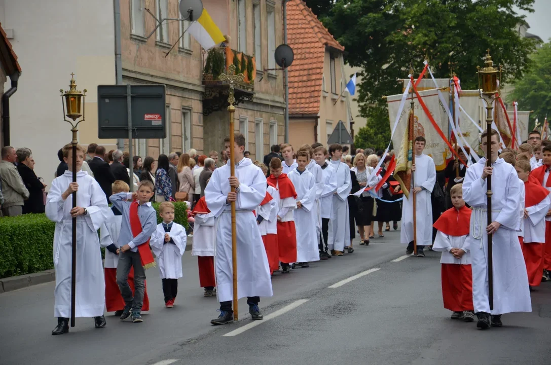 Procesja Bożego Ciała ulicami Krotoszyna w 2016 roku