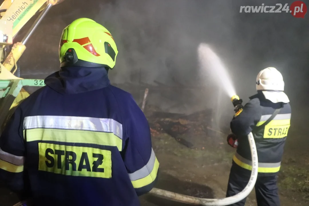 Strażacy z Rawicza i gminy Jutrosin w akcji