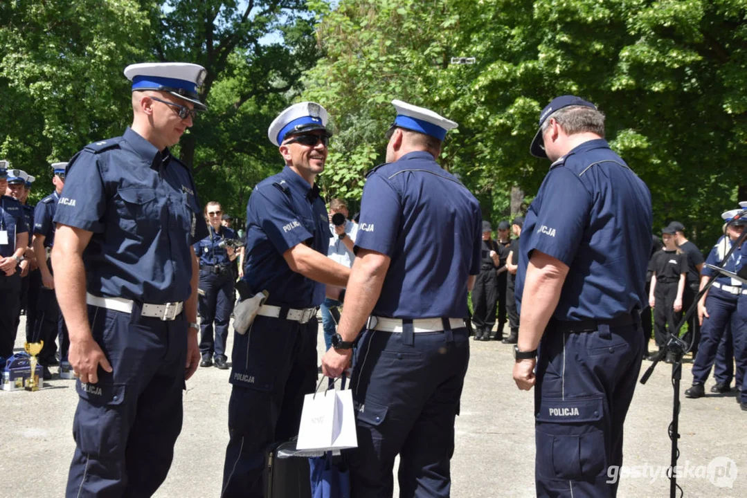 Podsumowanie 34. Konkursu "Policjant Ruchu Drogowego 2024" - finał  wojewódzki w Gostyniu