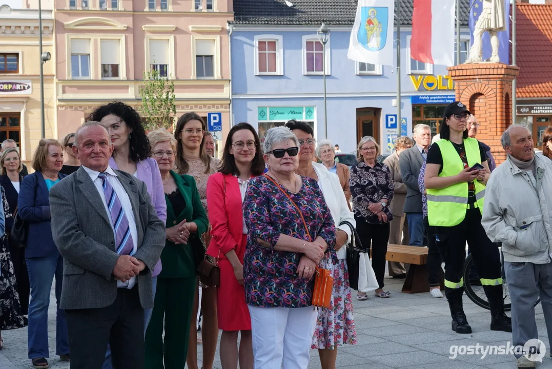 Poświęcenie figury Św. Jana Nepomucena w Krobi