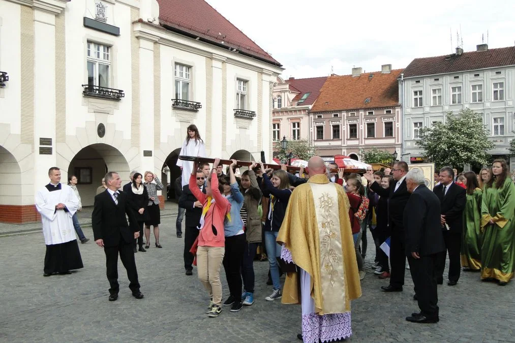 Symbole Światowych Dni Młodzieży w Jarocinie (2014)