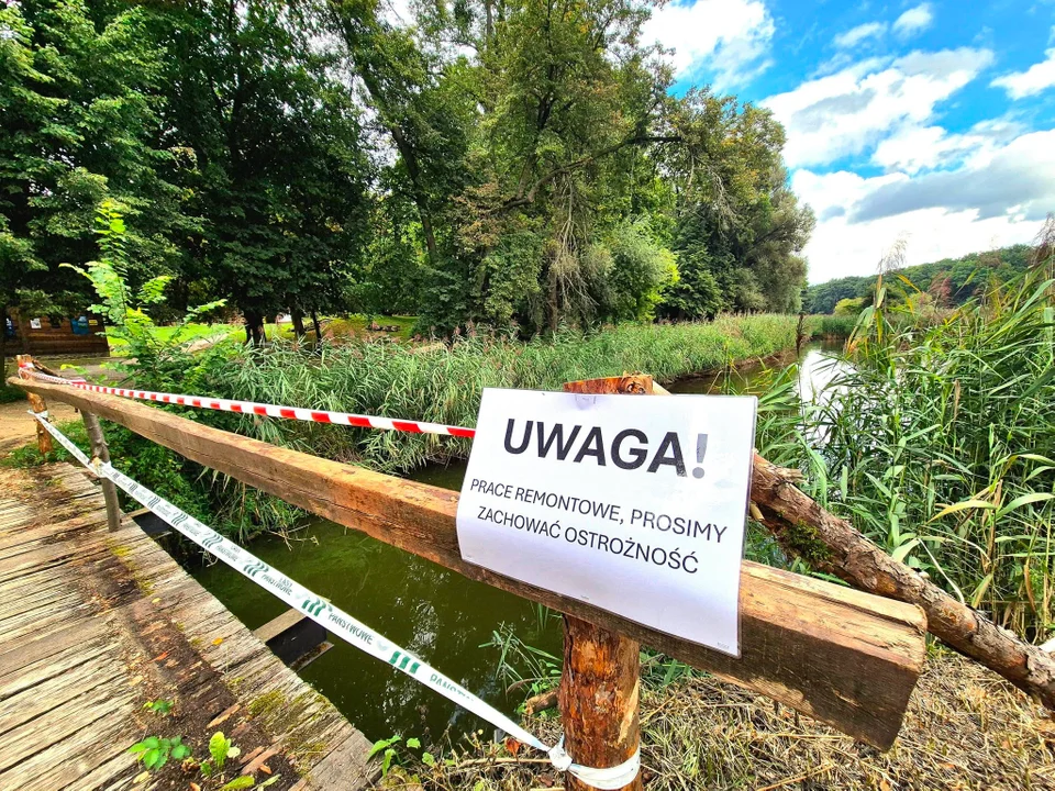 Remonty w zabytkowym parku w Gołuchowie. Jest komunikat dla spacerowiczów