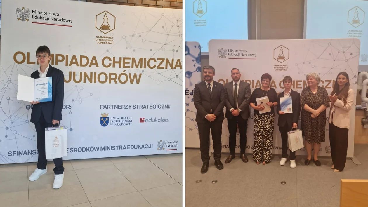 Młody chemik z Krotoszyna wśród najlepszych w Polsce