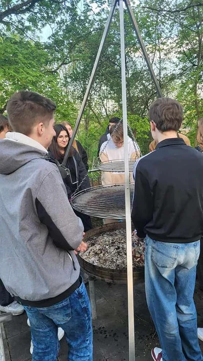 Uczniowie ZSP nr 1 w Jarocinie w Schlüchtern