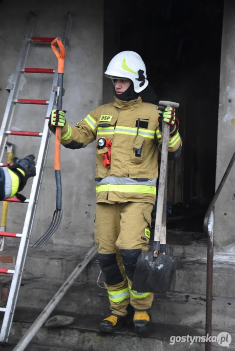 Pożar mieszkania w Szelejewie Drugim