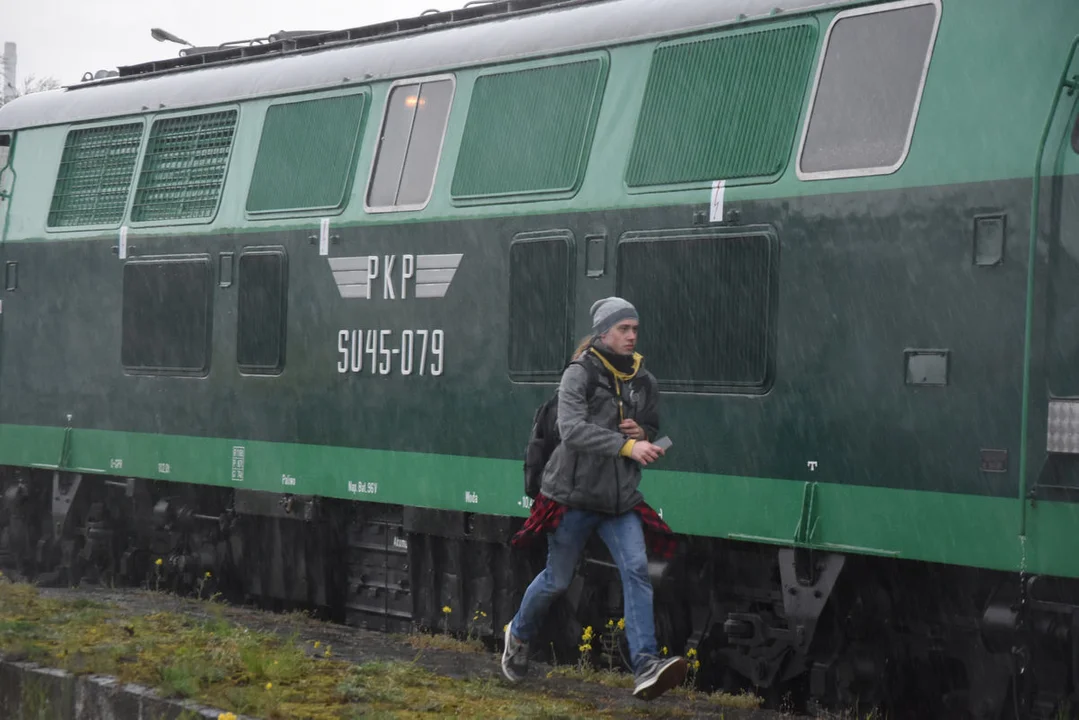 Pociąg turystyczny Baszta na linii Gostyń - Leszno