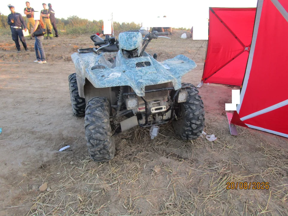 Wypadek na torze off-roadowym