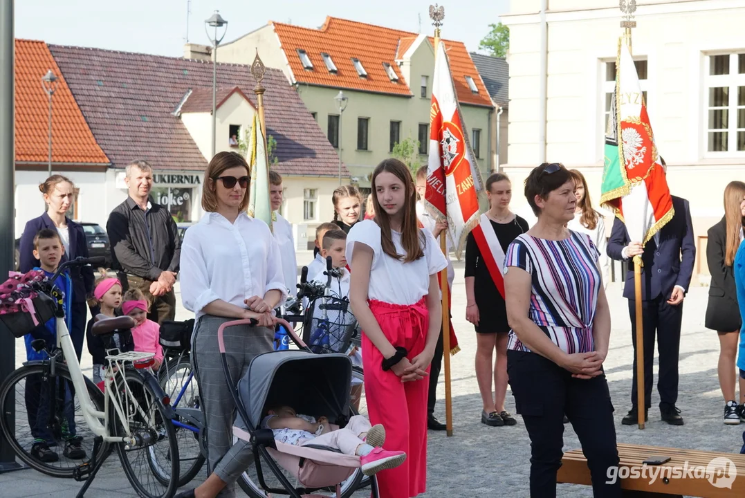 Poświęcenie figury Św. Jana Nepomucena w Krobi