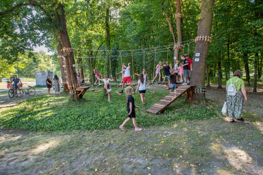 Nowy park linowy w Jarocinie