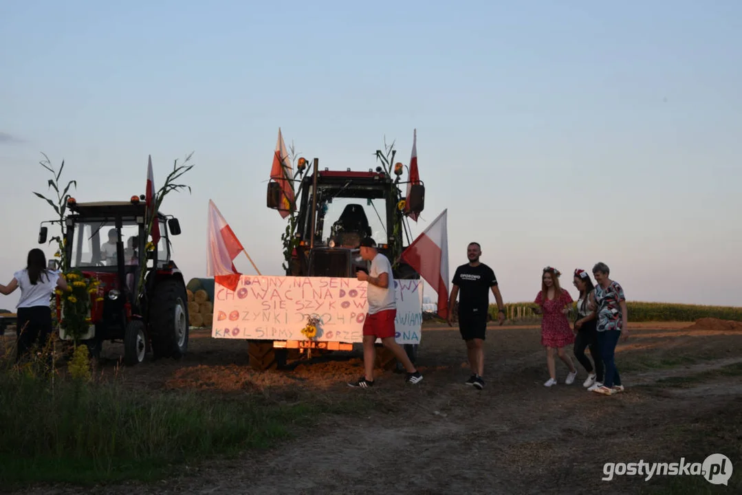 Dożynki 2024 w Skokowie rozpoczął korowód pojazdów rolniczych