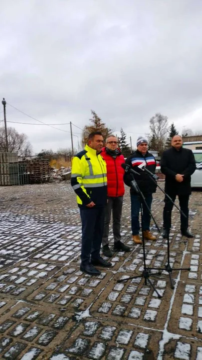 Konferencja prasowa burmistrza Jarocina na temat sprzedaży węgla