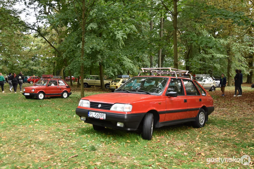 Zlot samochodów retro w Zamku Wielkopolskim w Rokosowie