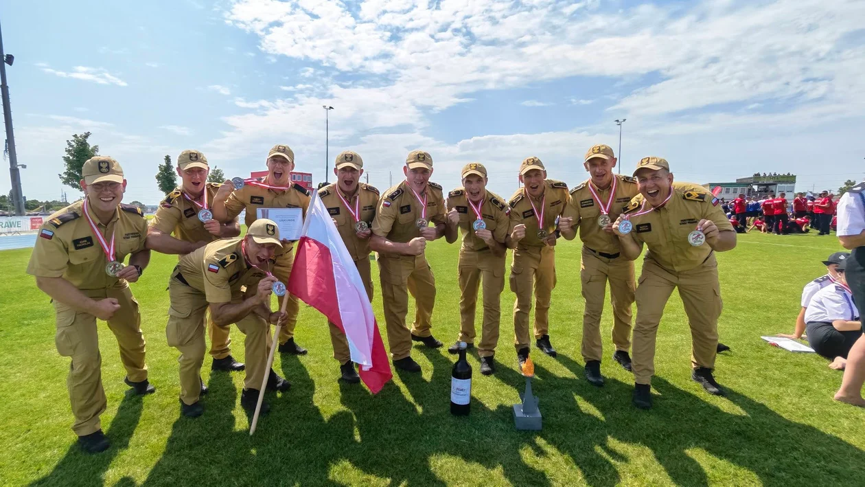 Wielki sukces pleszewskich strażaków. Wracają z Austrii z medalem