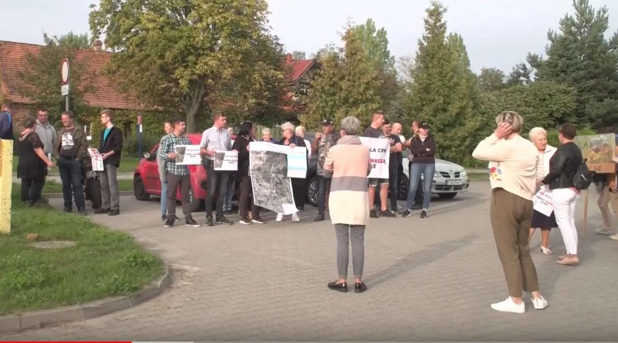 Protest przeciwko CPK - Roszków