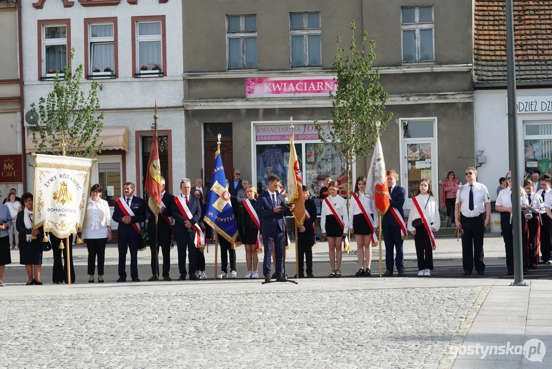 Poświęcenie figury Św. Jana Nepomucena w Krobi