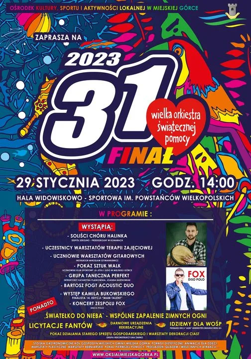 31. Finał WOŚP w Miejskiej Górce