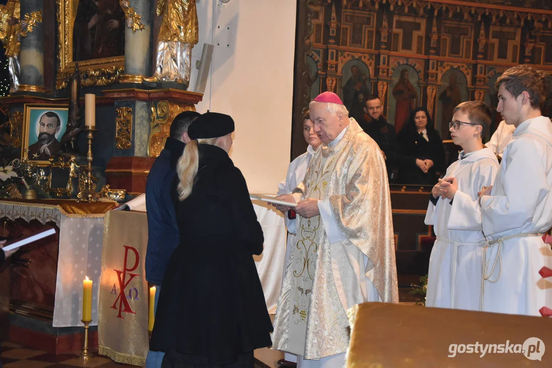 Otwarcie Kaplicy Wieczystej Adoracji we farze Gostyniu. Biskup Zdzisław Fortuniak w Gostyniu