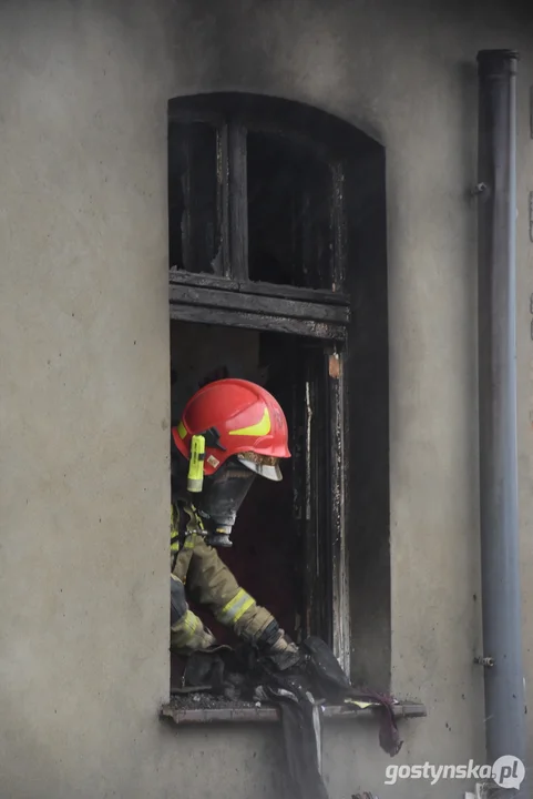 Pożar mieszkania w Szelejewie Drugim