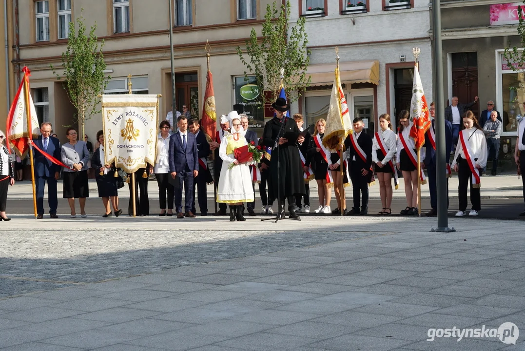 Poświęcenie figury Św. Jana Nepomucena w Krobi