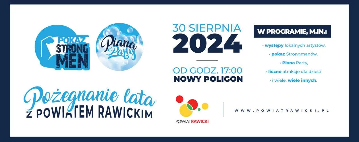 Imprezy w powiecie rawickim 30 sierpnia - 1 września