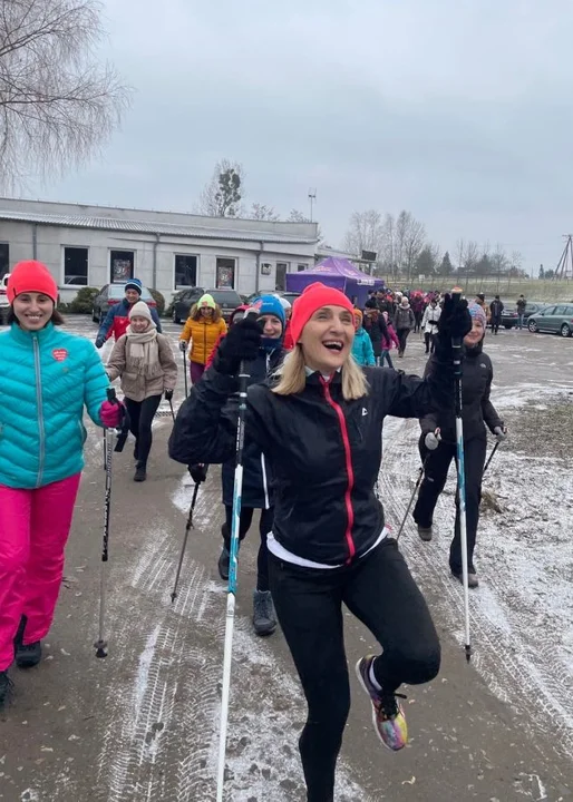 W Żerkowie w ramach 31. Finału WOŚP odbył się Marsz Nordic Walking