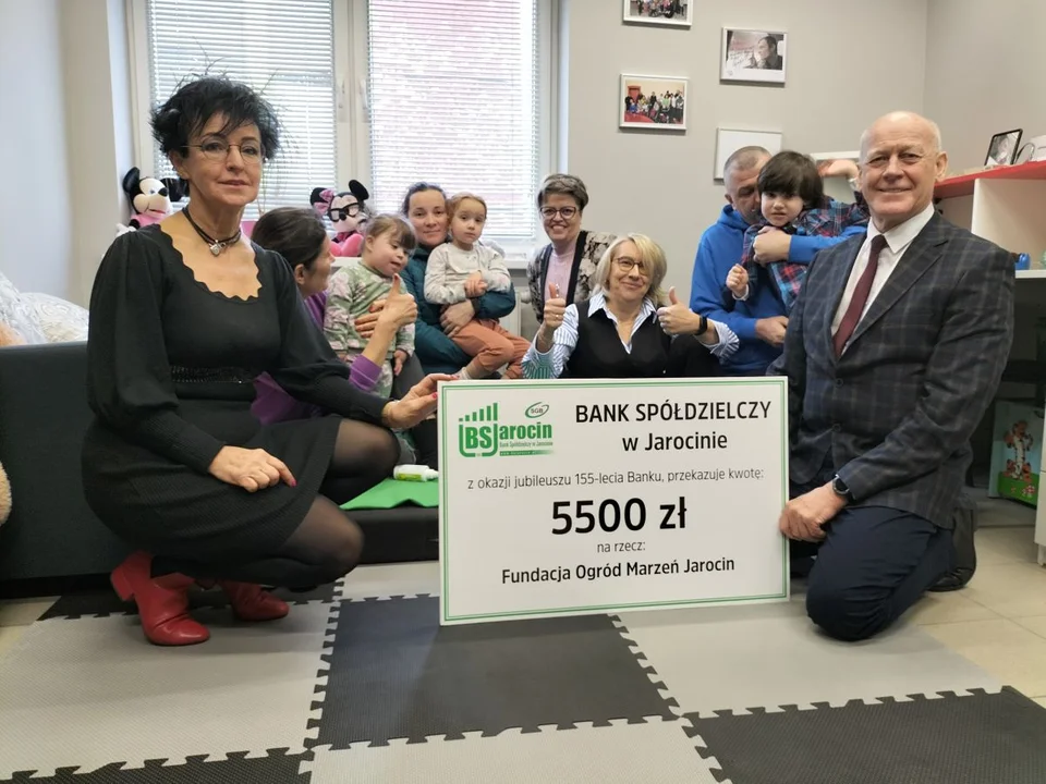 Bank Spółdzielczy w Jarocinie na swoje 155-lecie przekazał 40 tys. zł darowizn