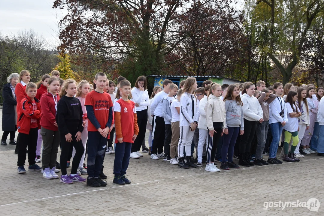 Akcja "Szkoła do hymnu" w Szkole Podstawowej nr 3 w Gostyniu