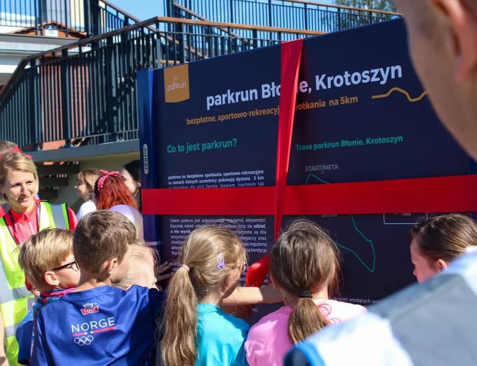 Pierwsze urodziny Parkrun Błonie Krotoszyn