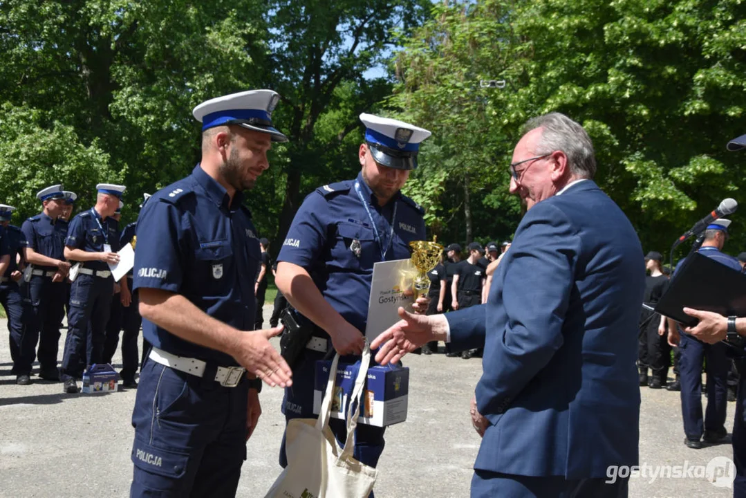 Podsumowanie 34. Konkursu "Policjant Ruchu Drogowego 2024" - finał  wojewódzki w Gostyniu