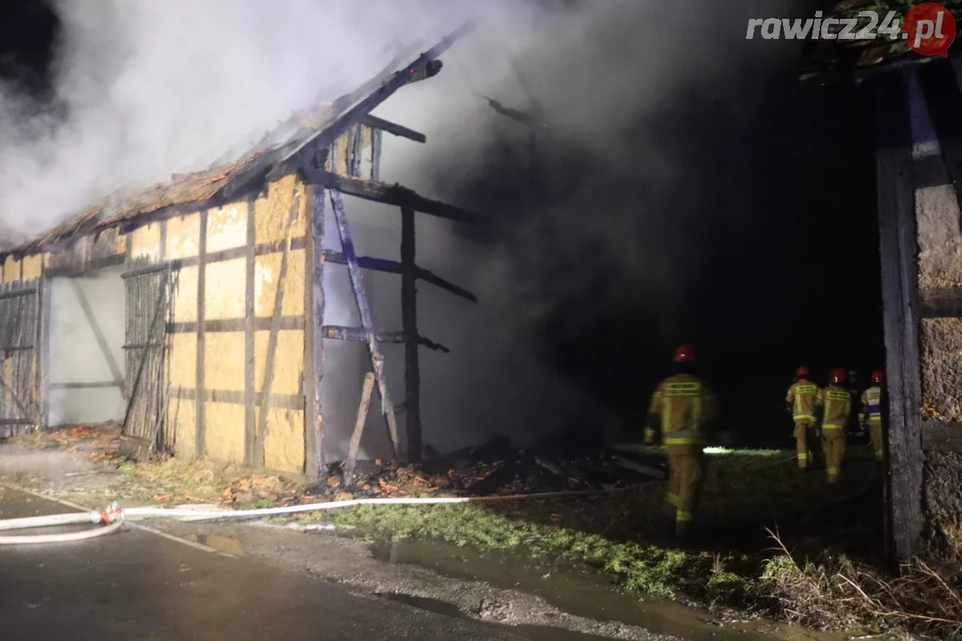 Strażacy z Rawicza i gminy Jutrosin w akcji