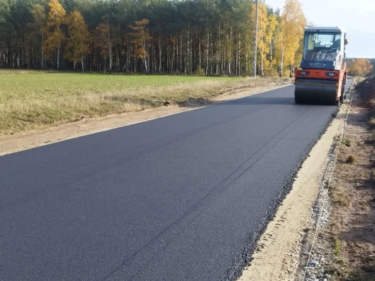 Nowa nawierzchnia drogi w Nowym Oleścu