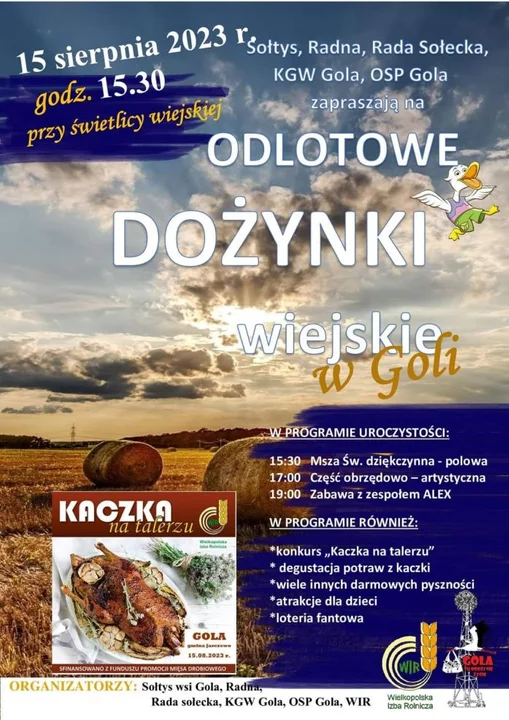 Dożynki wiejskie w Goli