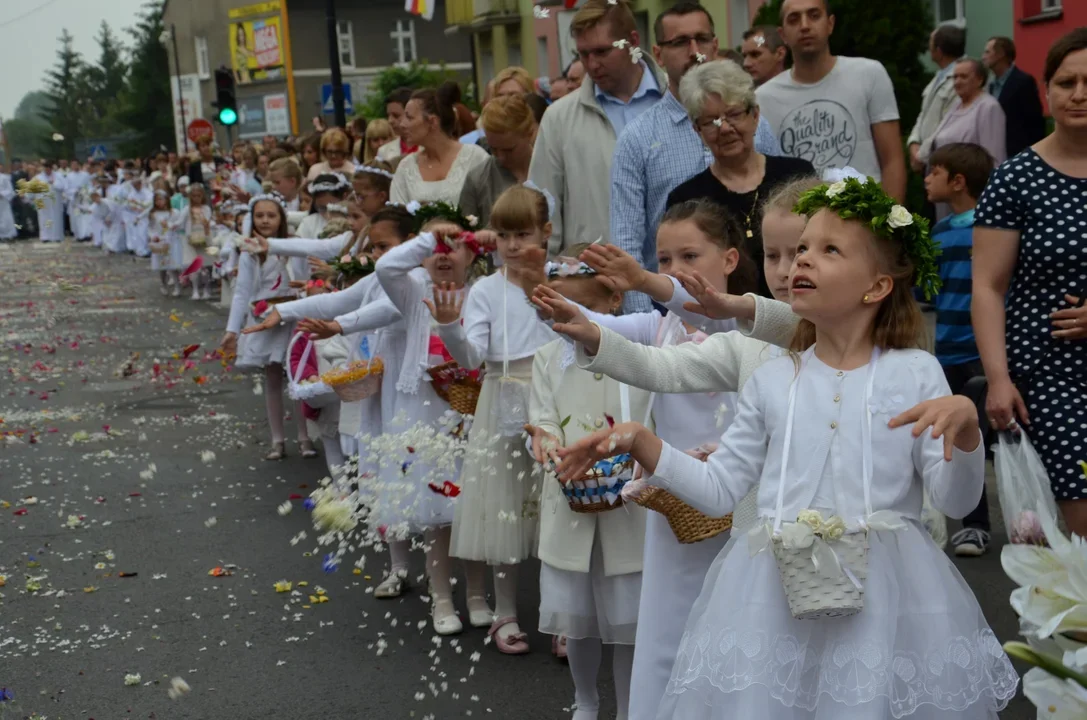 Procesja Bożego Ciała ulicami Krotoszyna w 2016 roku