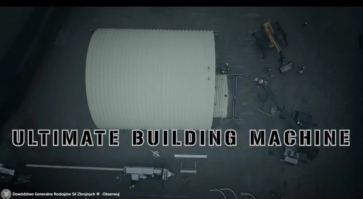 Wojsko pokazało jak działa Ultimate Building Machine w Jarocinie [ZOBACZ FILM]