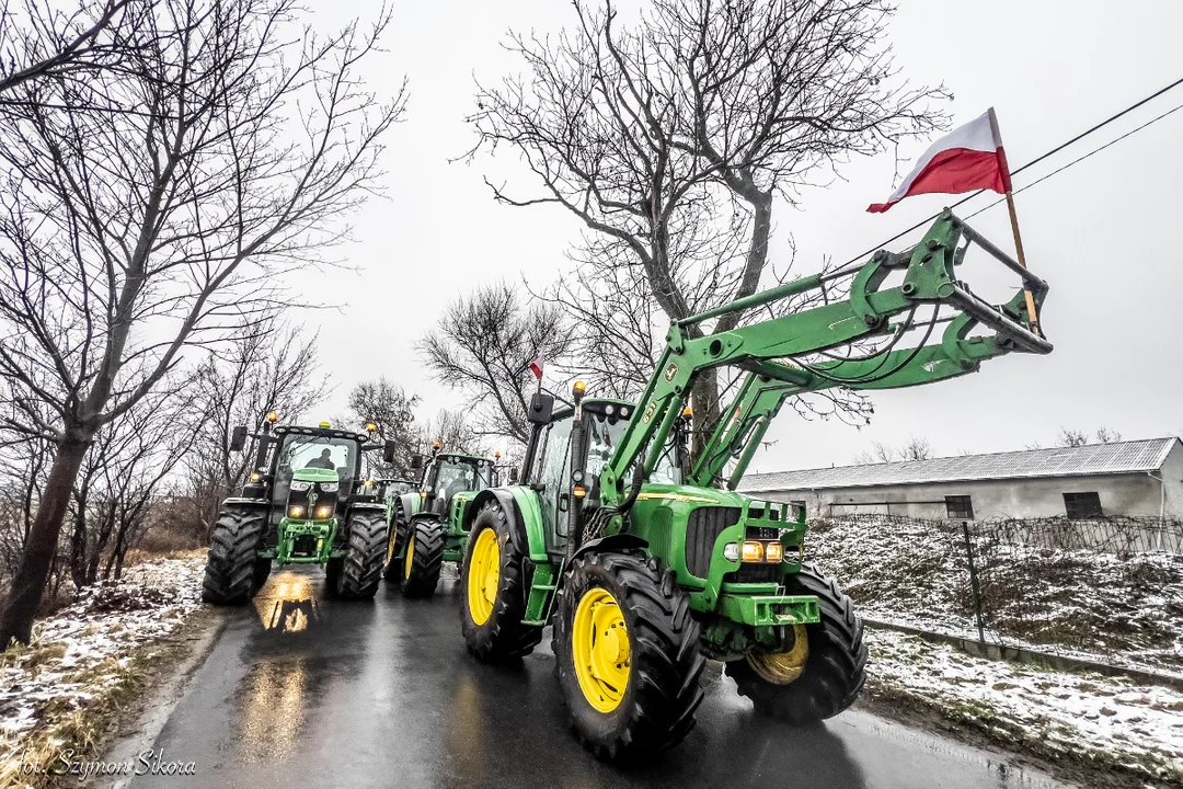 Protest rolników w powiecie krotoszyńskim