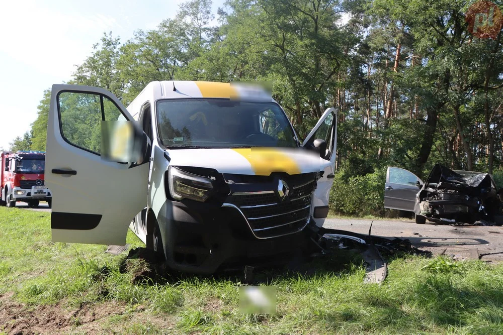 Wypadek na trasie Słupia Kapitulna - Szymanowo