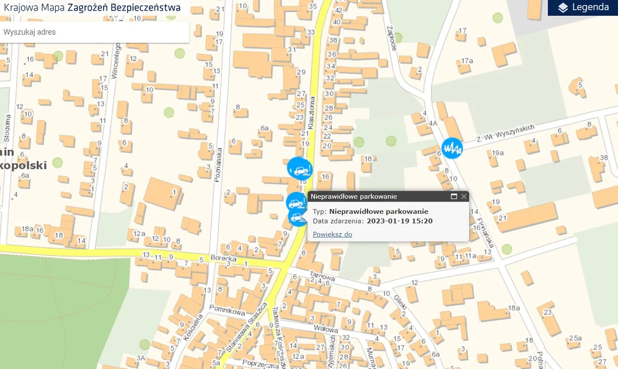 Krajowa Mapa Zagrożeń w powiecie krotoszyńskim