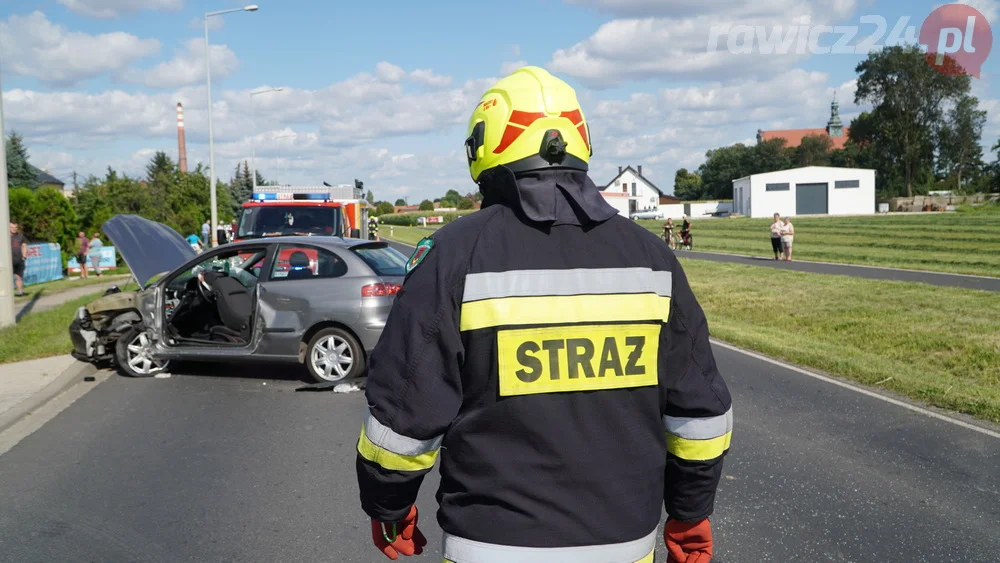 Zderzenie pojazdów w Karolinkach