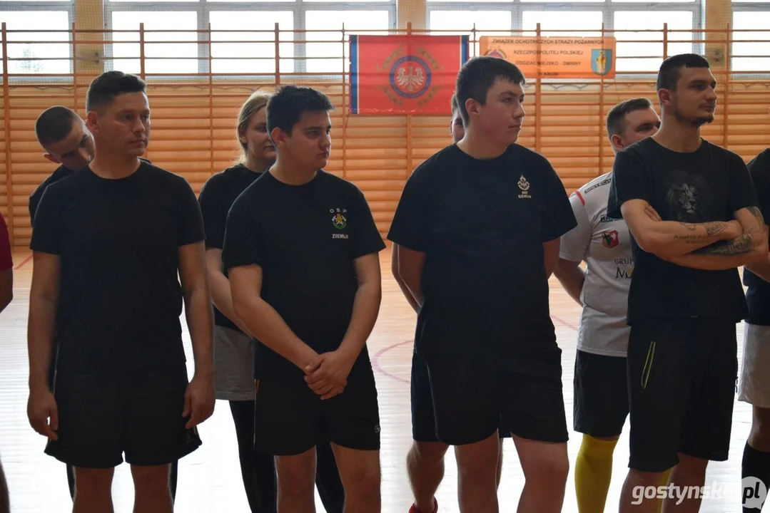 Turniej piłki halowej OSP z terenu gminy Krobia