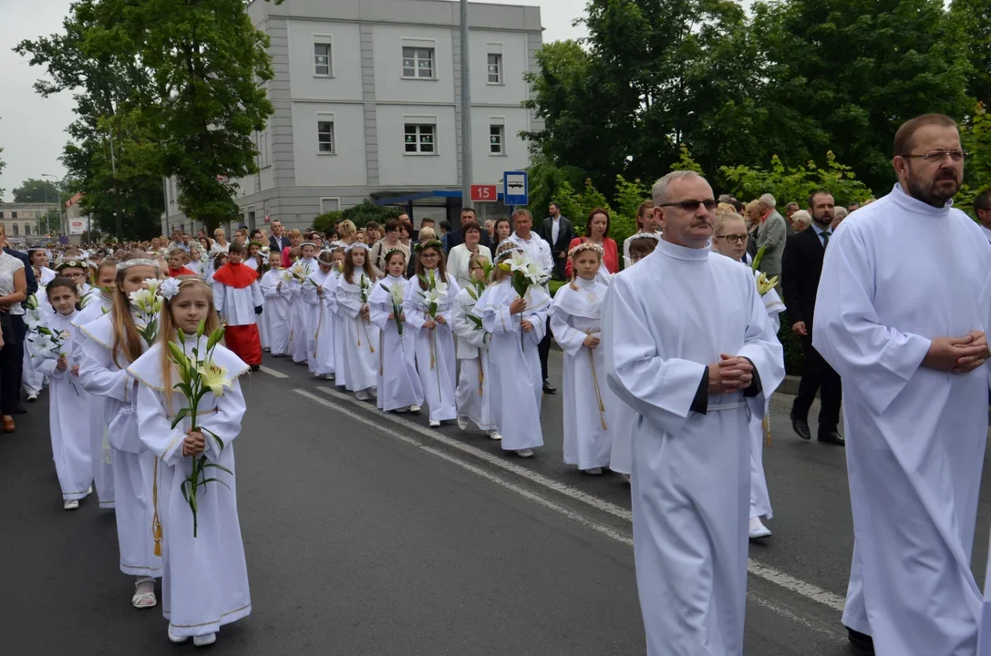 Procesja Bożego Ciała ulicami Krotoszyna w 2016 roku