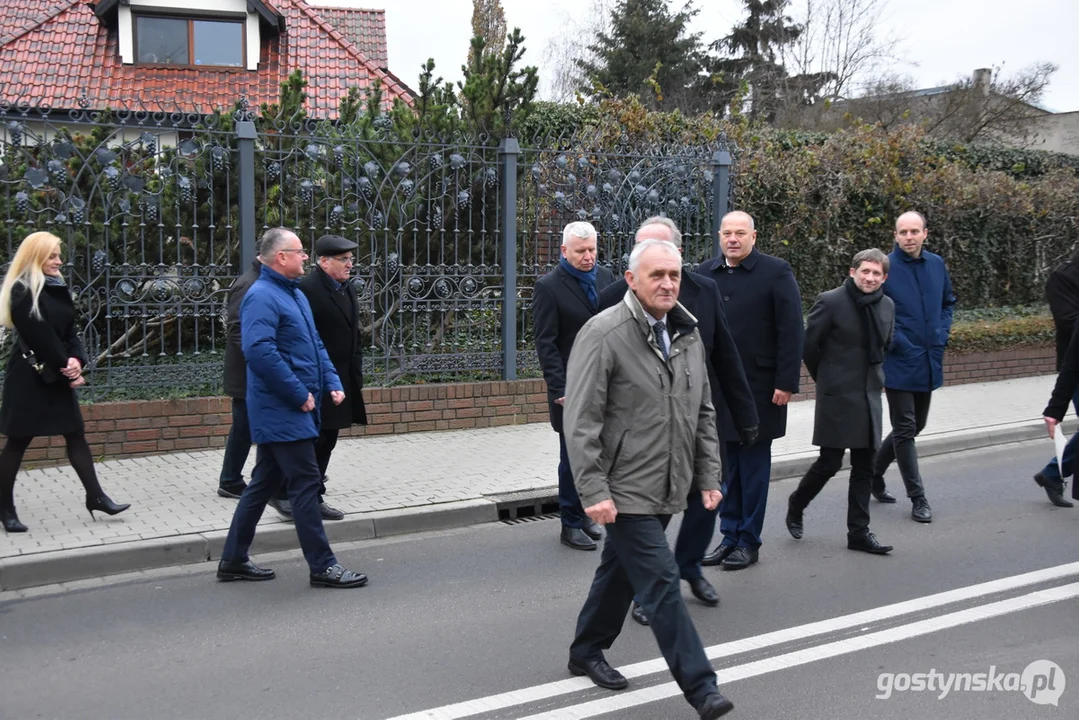 Otwarcie ul. Zdzieskiej w Borku Wlkp. - wizyta wicemarszałka Wojciecha Jankowiaka