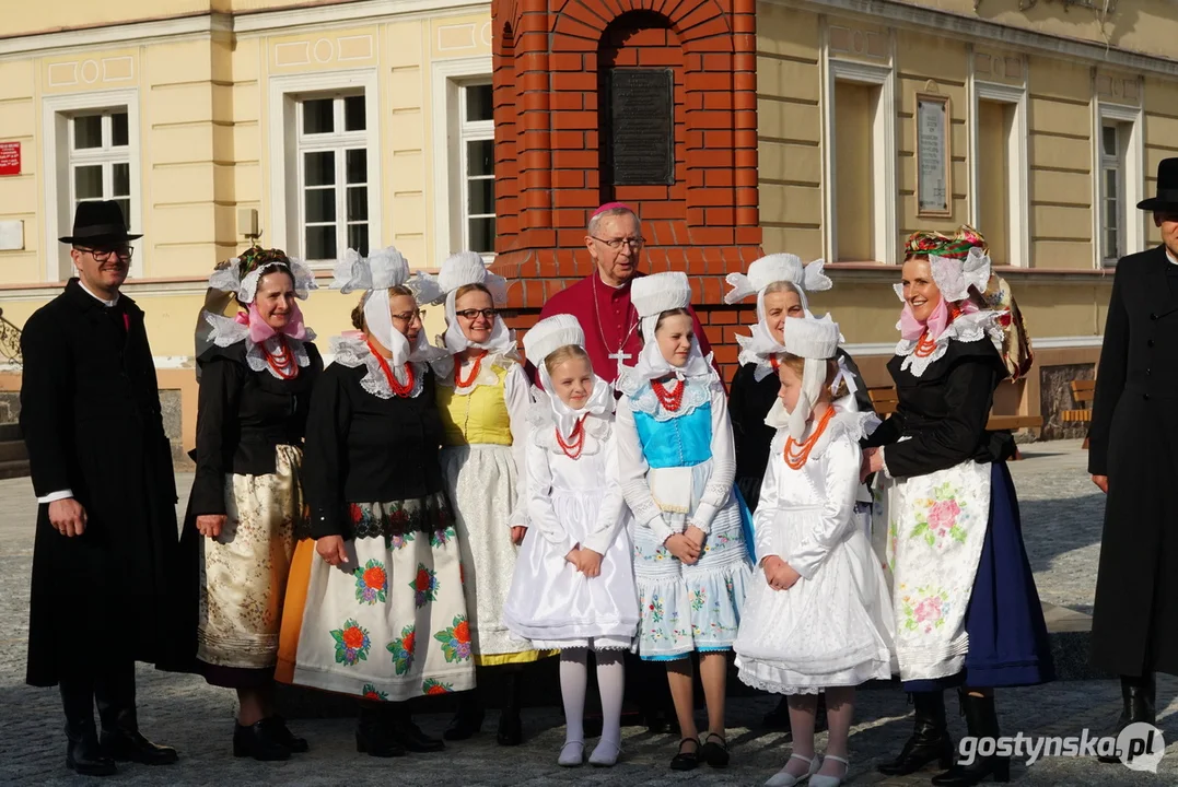 Poświęcenie figury Św. Jana Nepomucena w Krobi