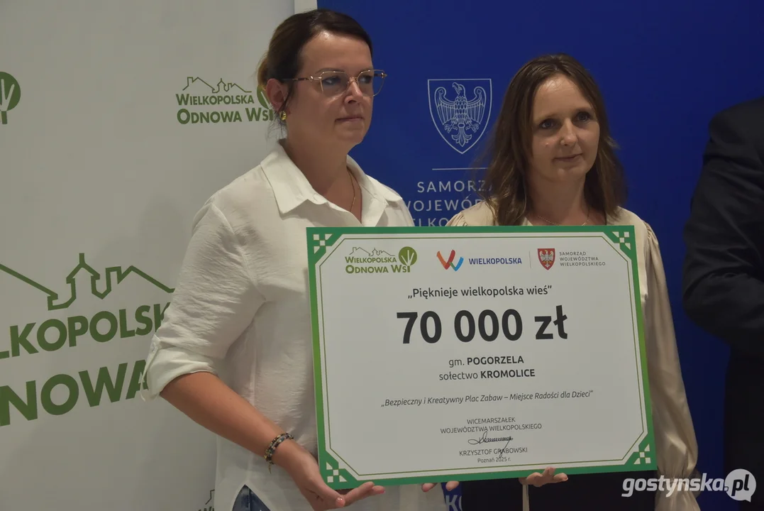 Wręczenie dofinansowań w ramach XV edycji konkursu "Pięknieje wielkopolska wieś" w Pępowie