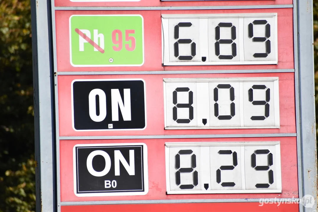 Ceny paliw w powiecie gostyńskim