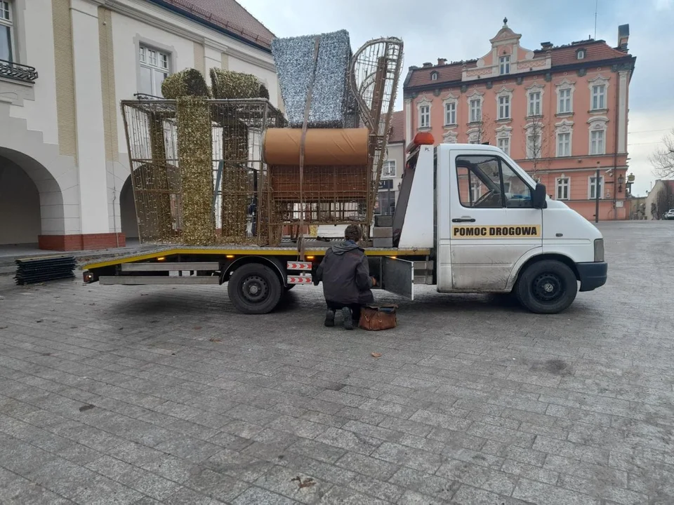 To już koniec świątecznego klimatu na rynku w Jarocinie