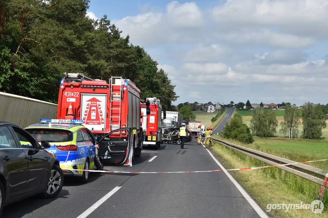 Tragiczny wypadek drogowy na DW 308, na odcinku Kunowo - Lubiń