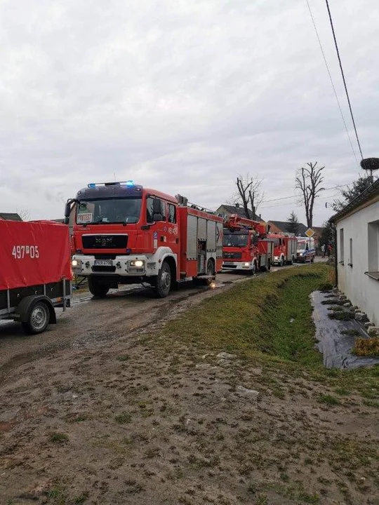 Perzyce. Pożar w budynku mieszkalnym