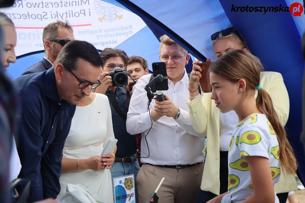 Mateusz Morawiecki w Krotoszynie. Piknik 800+