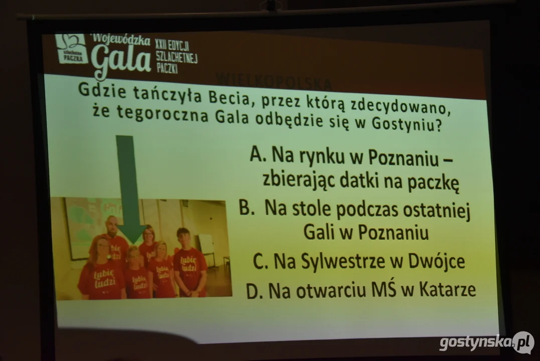 XXII Gala wojewódzka Szlachetnej Paczki w Gostyniu